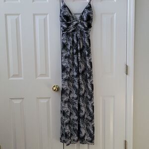 Guess Tropical Palm Tree Graphic Print Dress Size XS